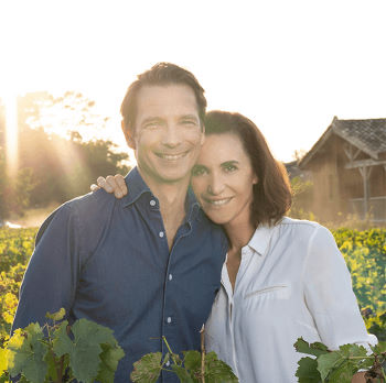 Cosmetici Caudalie - Mathilde e Bertrand Thomas, i fondatori - Farmacia Paola di Vada